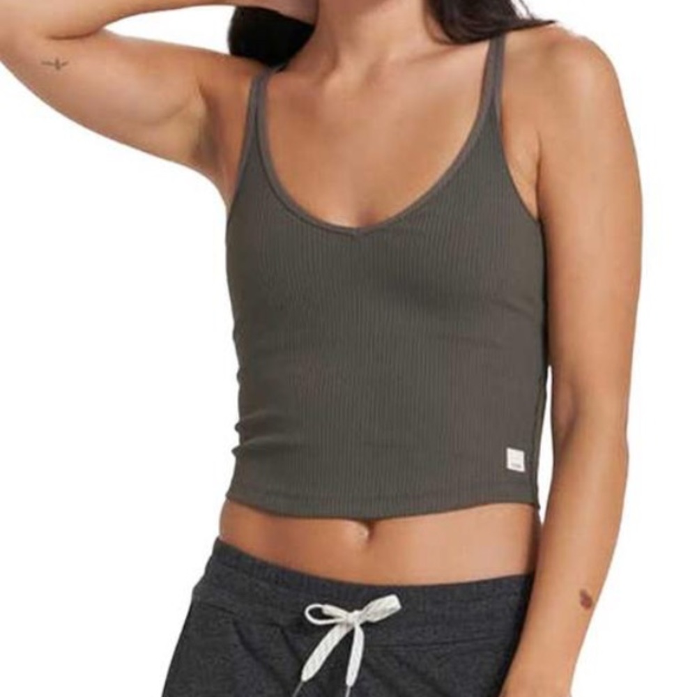Vuori Rib Crop Tank, size XS, NWOT